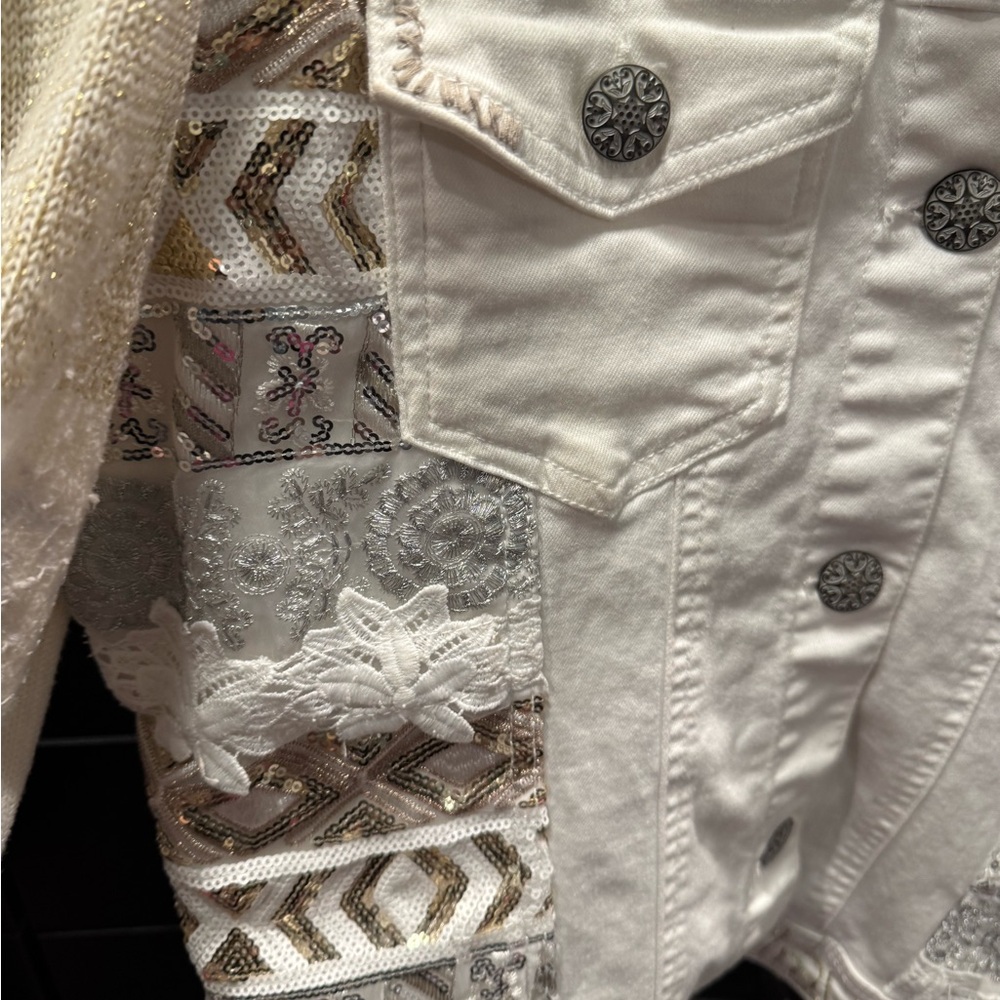 Patchwork Denim Jacket - image 2